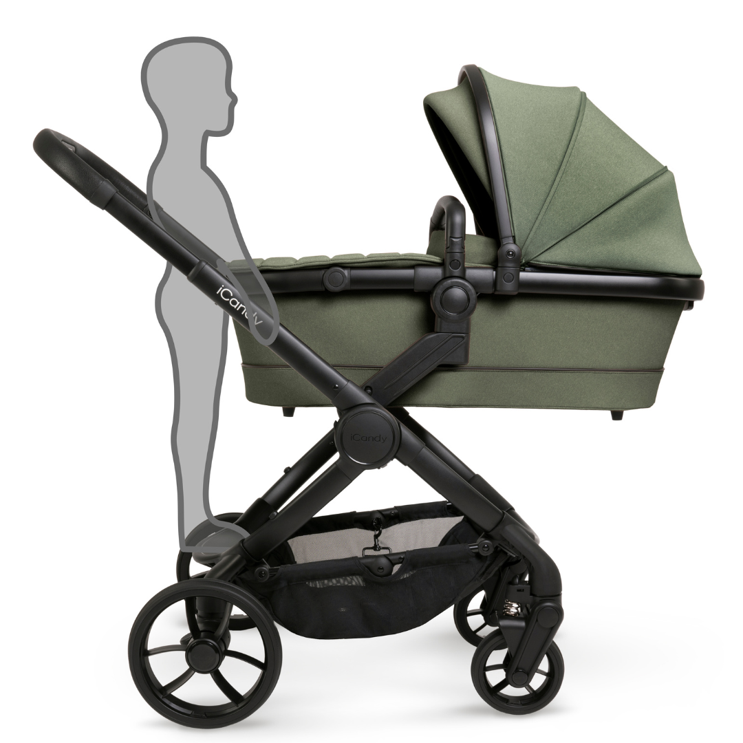 iCandy  Peach 7 Pushchair and Carrycot - Complete Bundle - Jet | Ivy