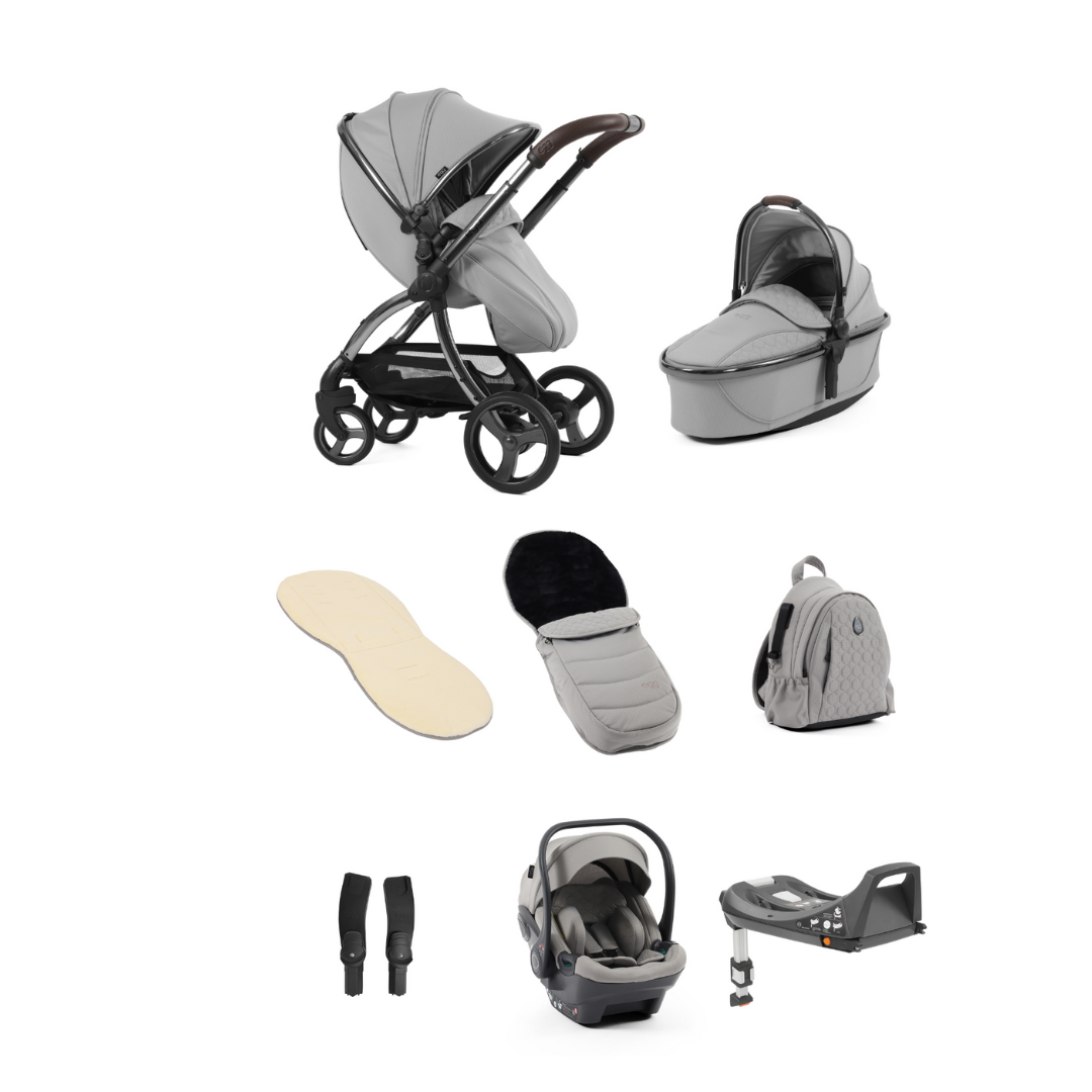 egg3® Stroller Luxury Bundle  - Glacier