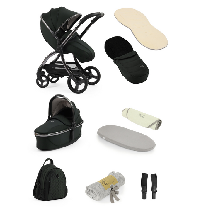 egg3® Stroller Snuggle Bundle  - Black Olive