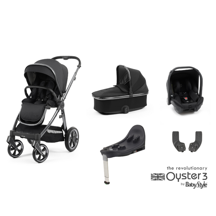 Babystyle Oyster 3 Essential Bundle - Carbonite