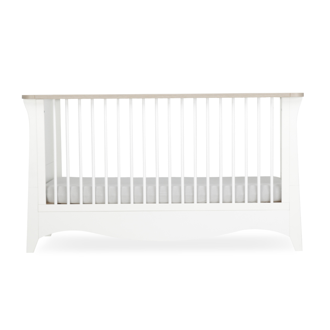 CuddleCo Clara 2-piece Nursery Furniture Set - White/Ash