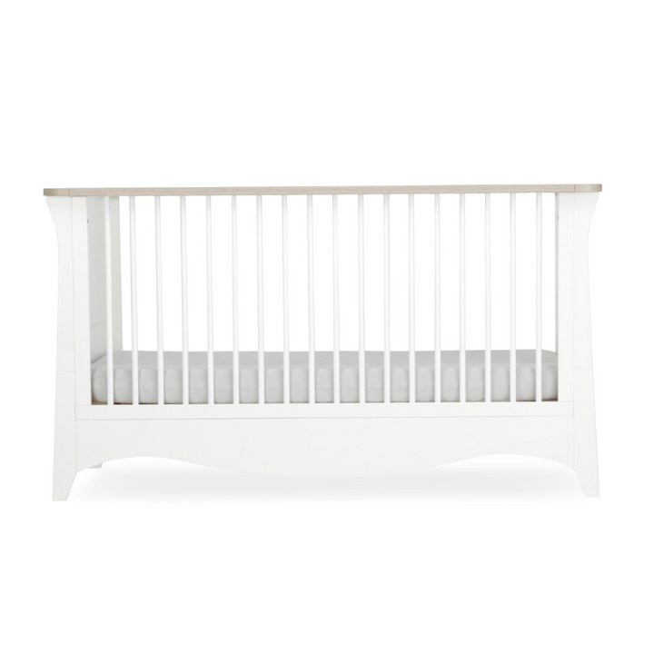 CuddleCo Clara 2-piece Nursery Furniture Set - White/Ash