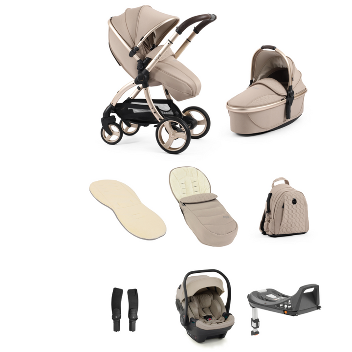 egg3® Stroller Luxury Bundle  - Feather