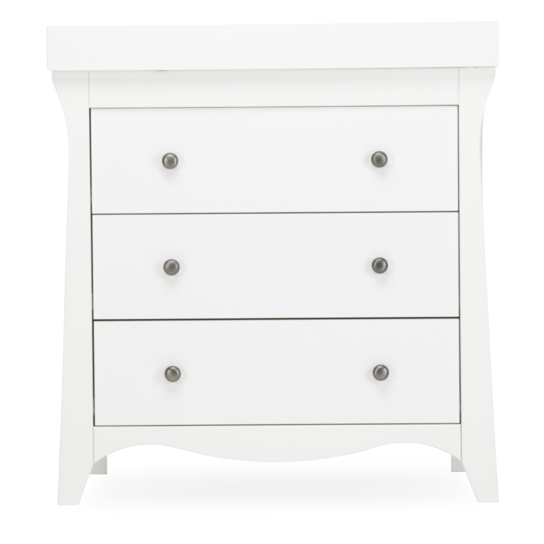 CuddleCo Clara 2-piece Nursery Furniture Set - White