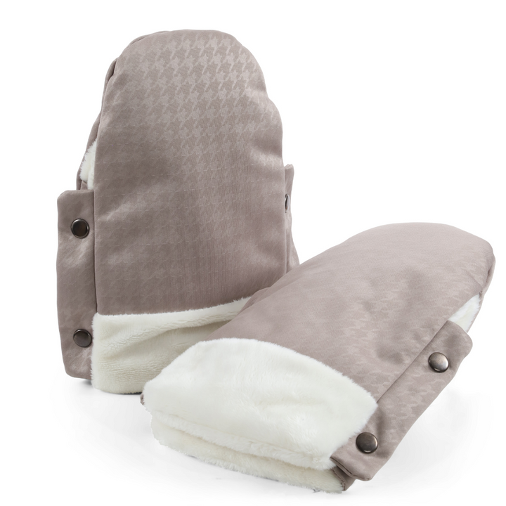 egg3® Handmuff - Houndstooth Almond