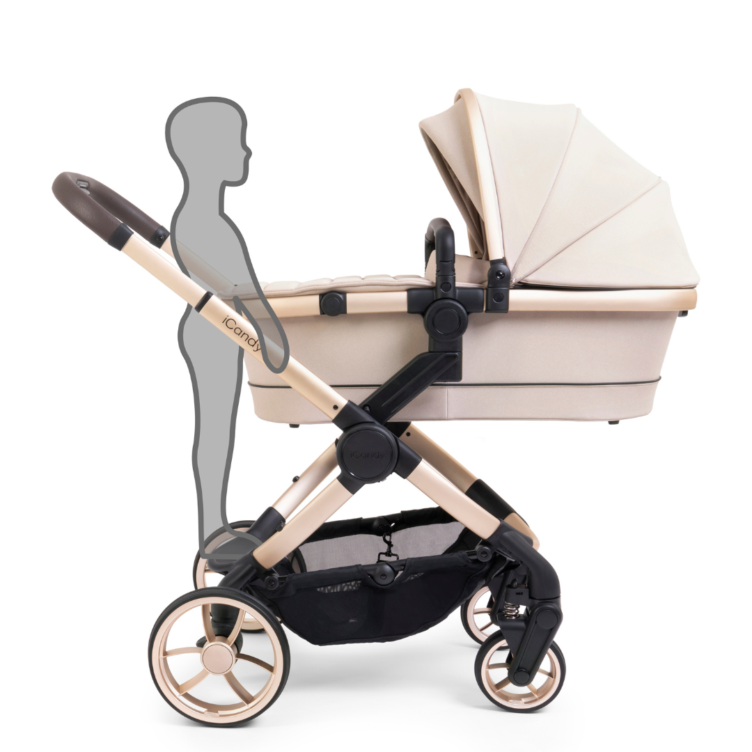 iCandy Peach 7 Pushchair and Carrycot - Complete Bundle - Blonde | Biscotti