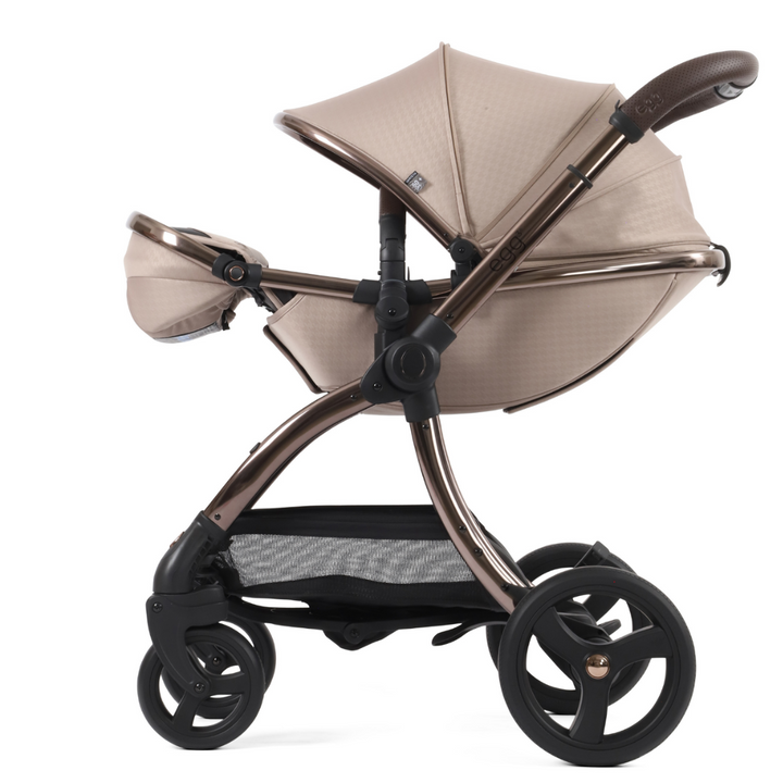 egg3® Stroller Special Edition Luxury Bundle  - Houndstooth Almond