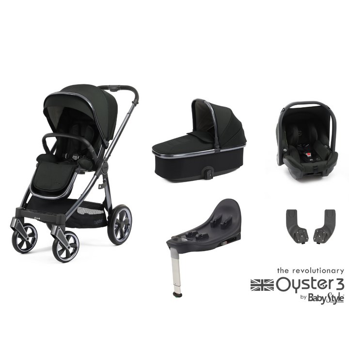 Babystyle Oyster 3 Essential Bundle - Black Olive