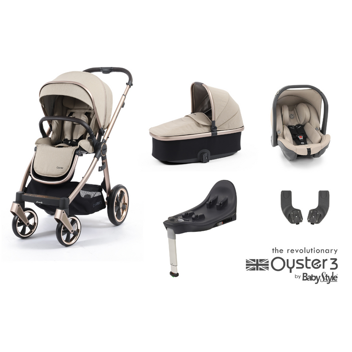 Babystyle Oyster 3 Essential Bundle - Creme Brulee