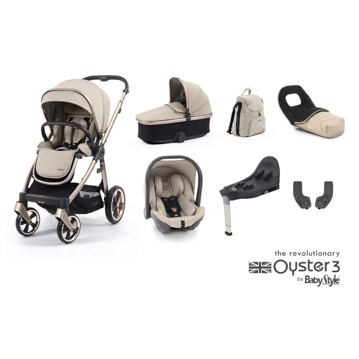 Babystyle Oyster 3 Luxury Bundle - Creme Brulee