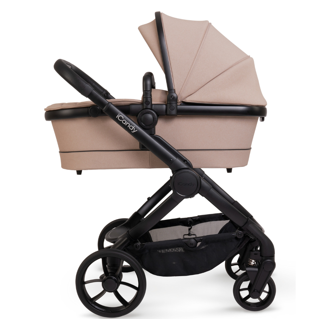 iCandy Peach 7 Pushchair and Carrycot - Complete Bundle - Jet | Cookie