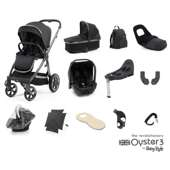 Babystyle Oyster 3 Ultimate Bundle - Carbonite