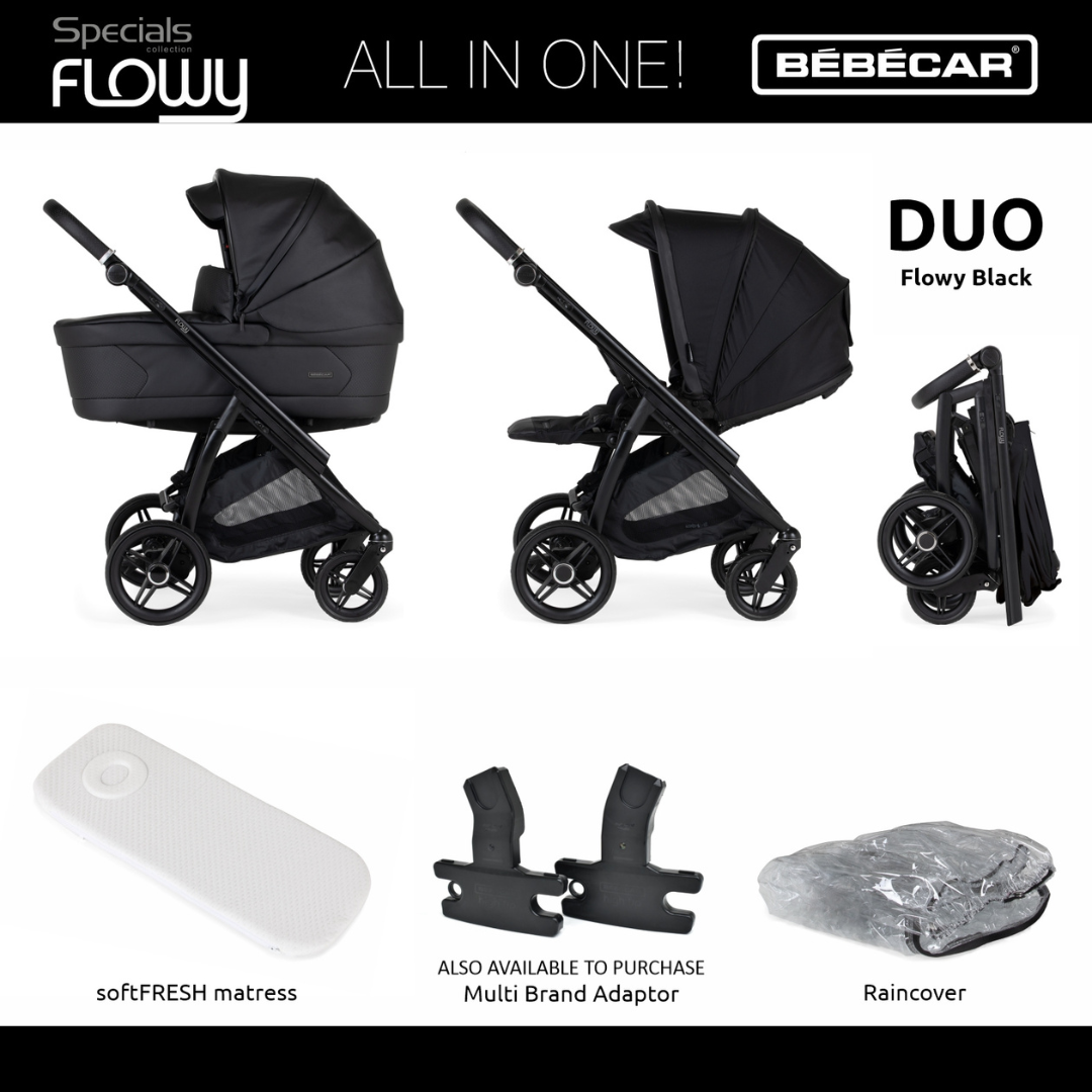 Bebecar Flowy Duo - Black