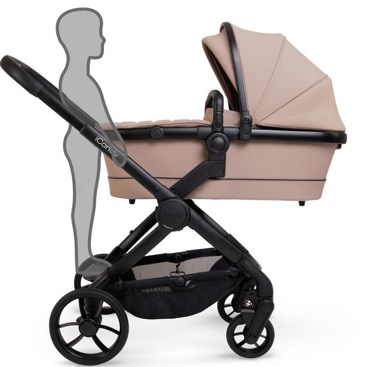 iCandy Peach 7 Pushchair and Carrycot - Complete Bundle - Jet | Cookie