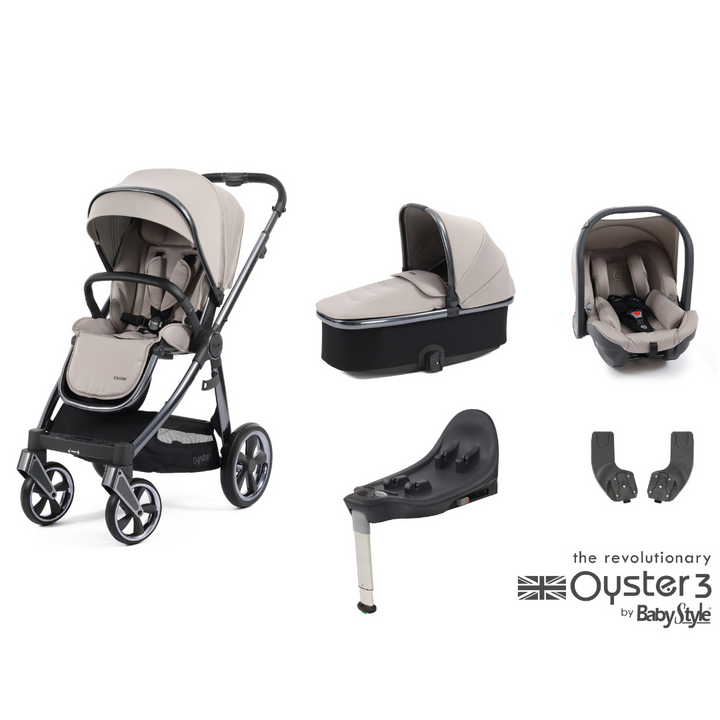 Babystyle Oyster 3 Essential Bundle - Stone