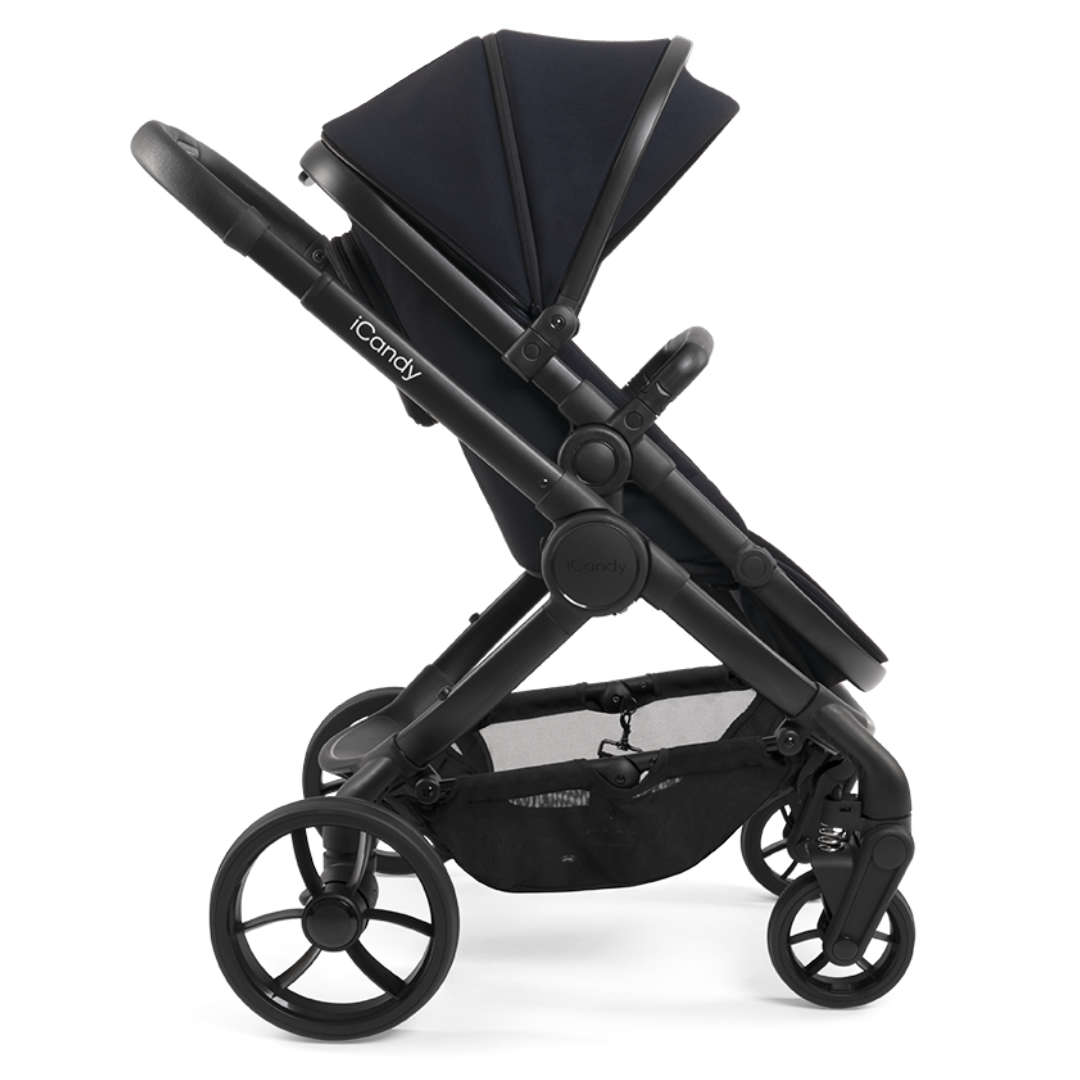 iCandy Peach 7 Pushchair and Carrycot - Complete Bundle - Black Edition