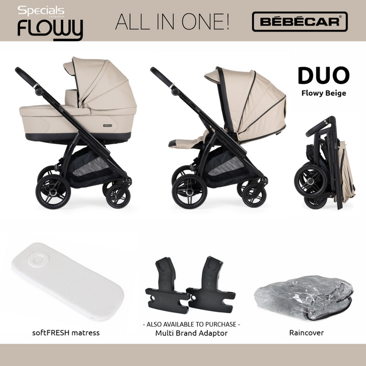 Bebecar Flowy Duo - Beige