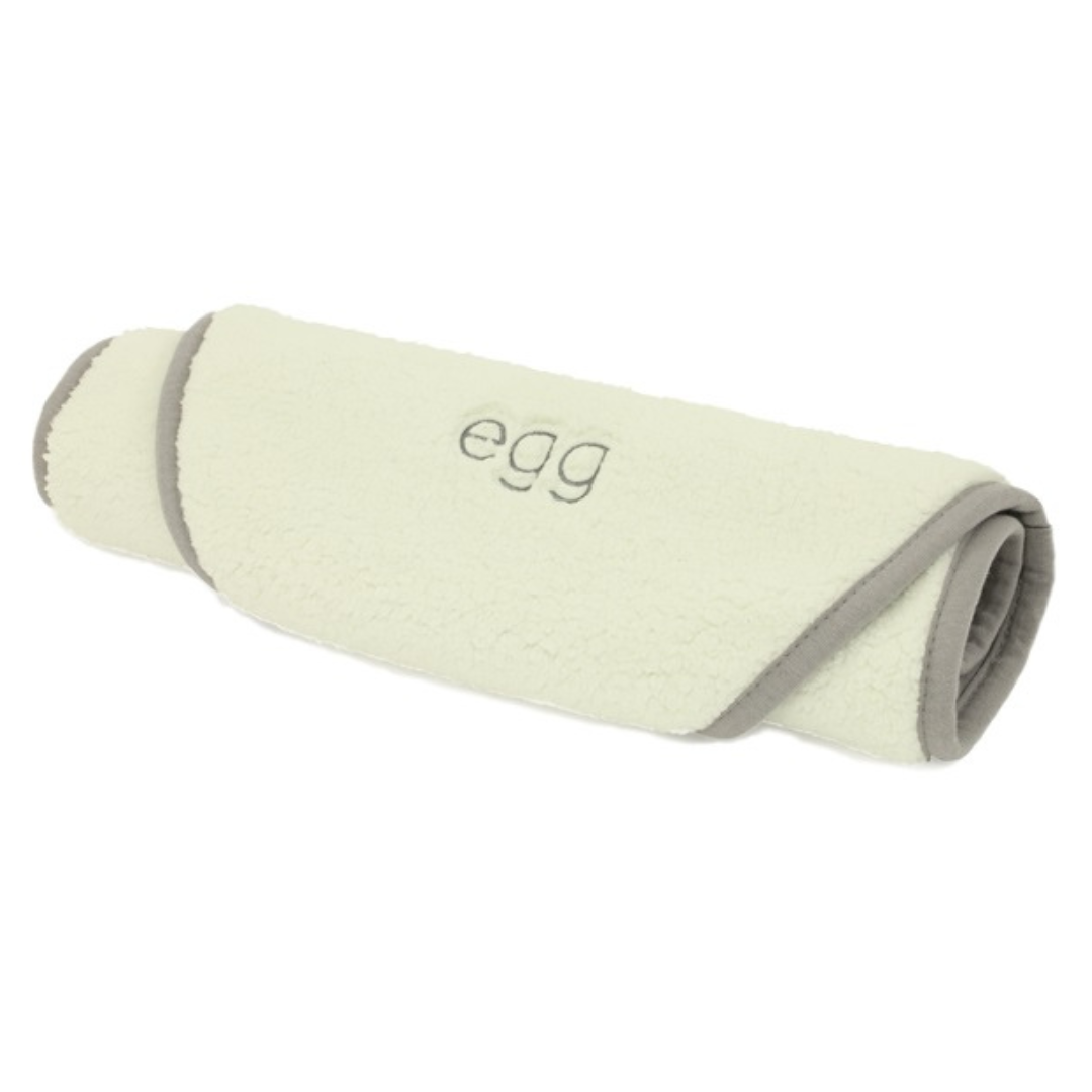 Egg Carrycot Sherpa Mattress Topper - Grey