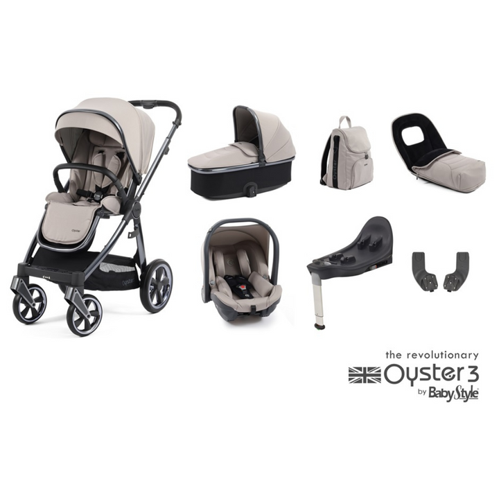 Babystyle Oyster 3 Luxury Bundle - Stone