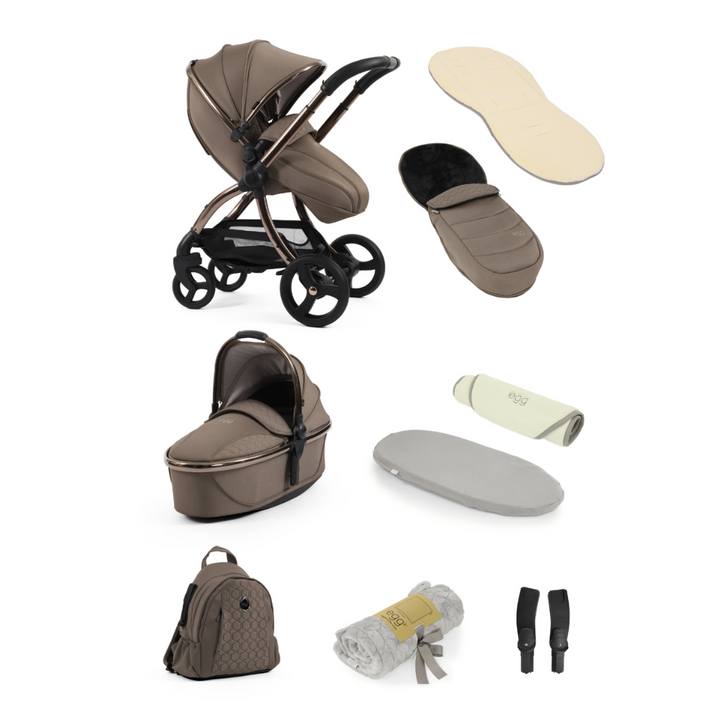 egg3® Stroller Snuggle Bundle  - Mink