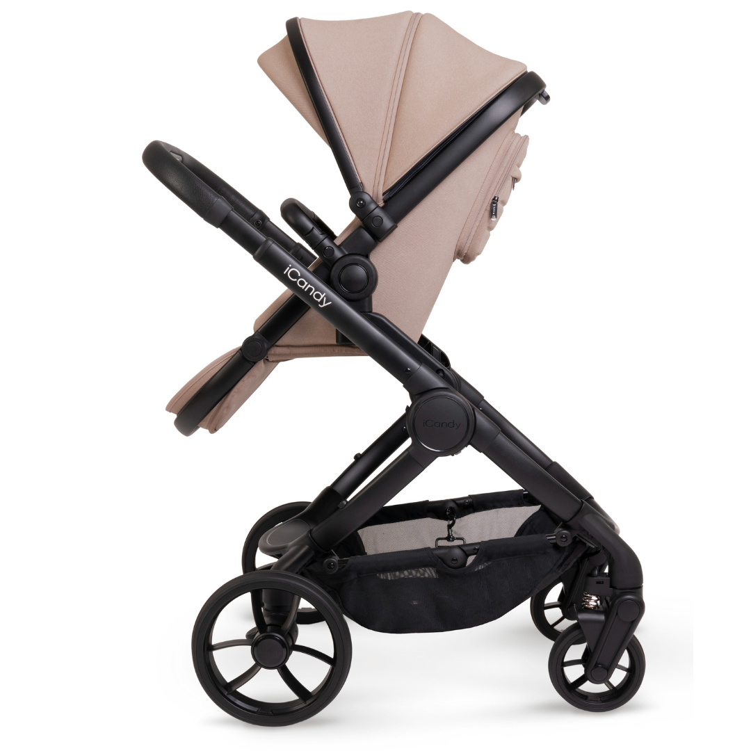 iCandy Peach 7 Pushchair and Carrycot - Complete Bundle - Jet | Cookie