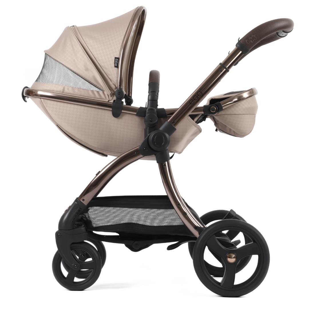 egg3® Stroller Special Edition Luxury Bundle  - Houndstooth Almond