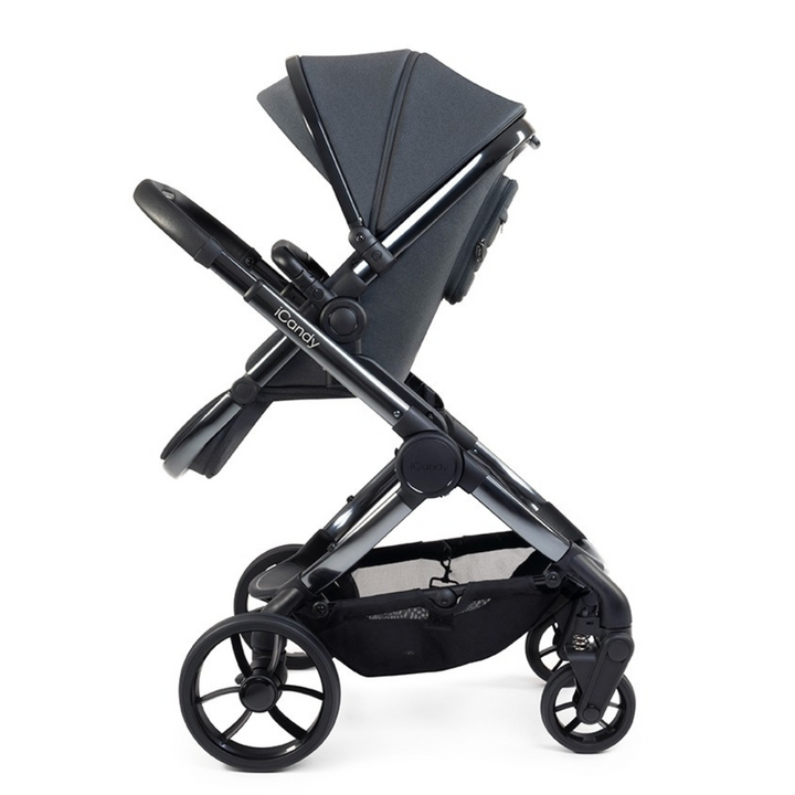 iCandy Peach 7 Pushchair and Carrycot - Complete Bundle - Phantom | Dark Grey