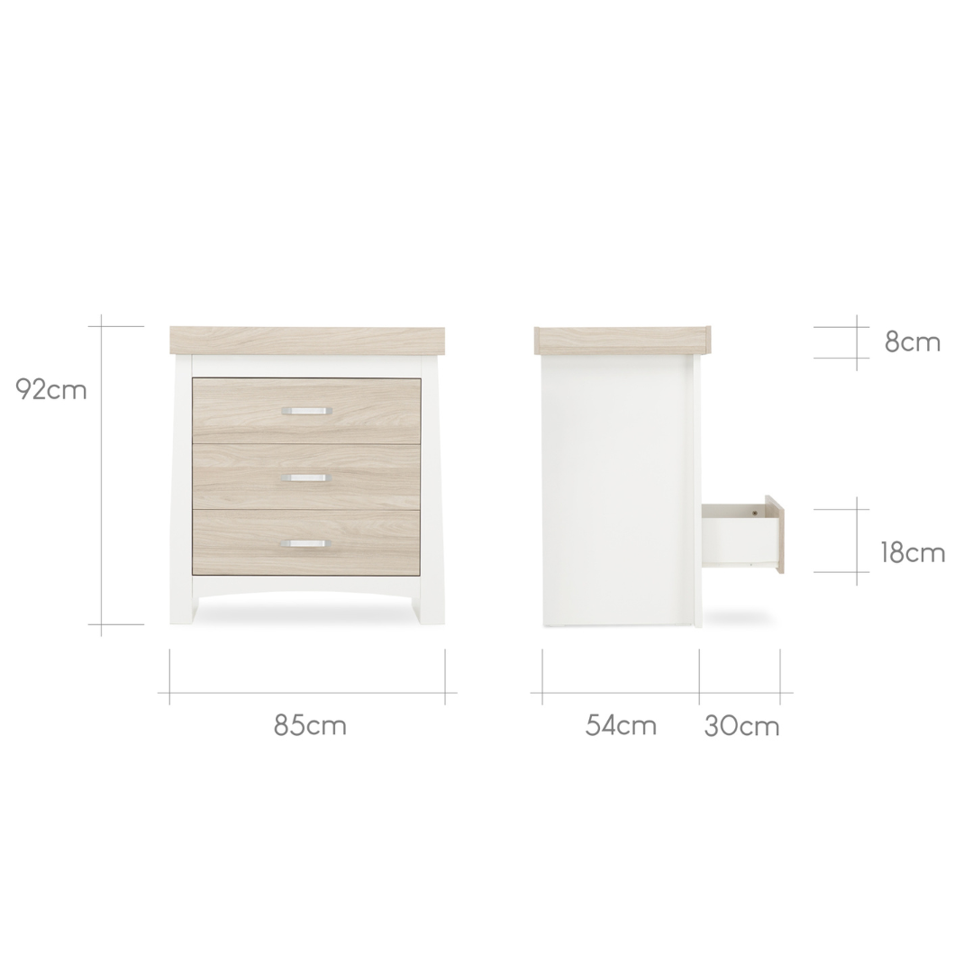 CuddleCo Ada 3-piece Nursery Furniture Set