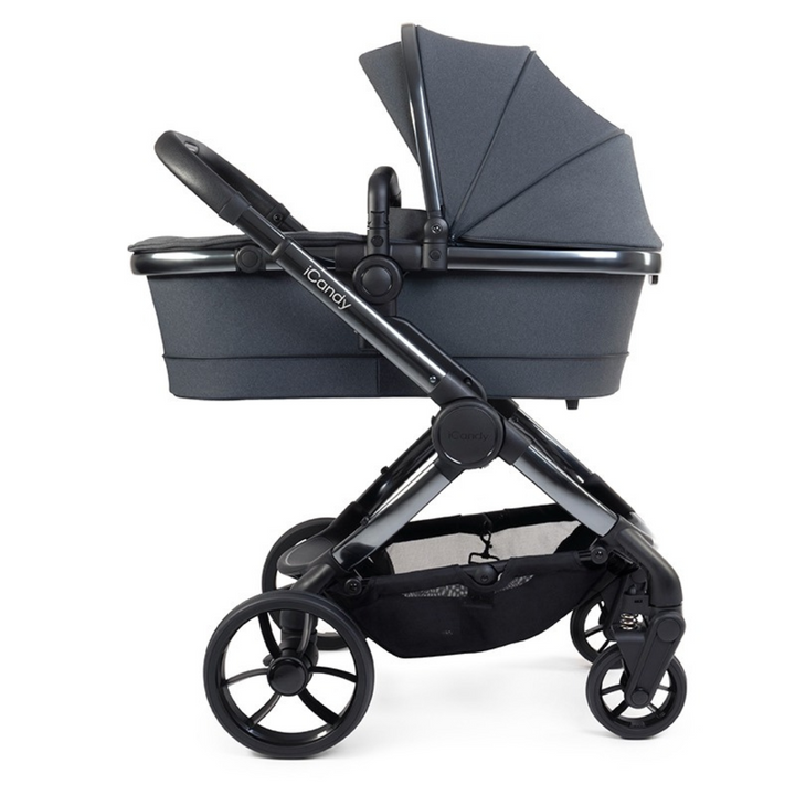 iCandy Peach 7 Pushchair and Carrycot - Complete Bundle - Phantom | Dark Grey