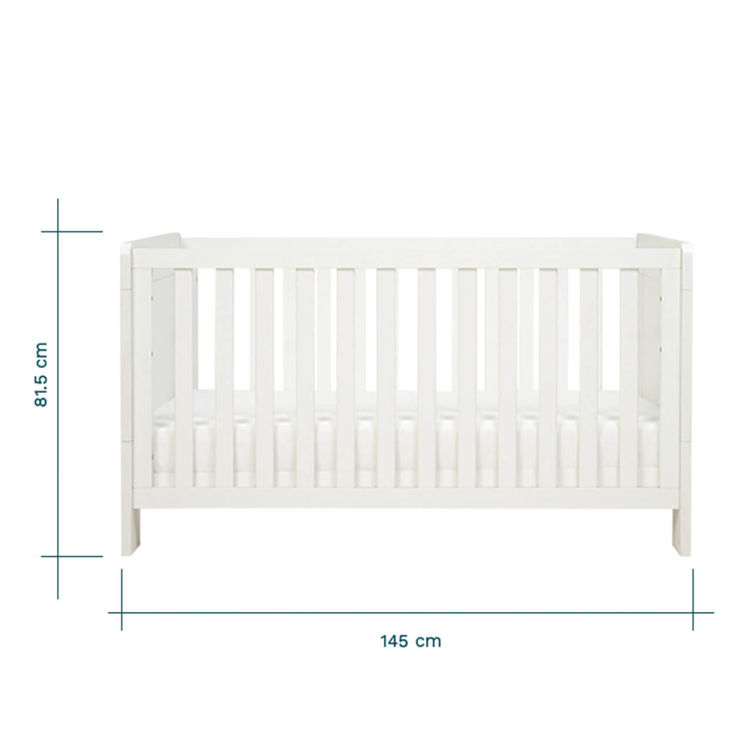 Tutti Bambini Alba Cot Bed - White