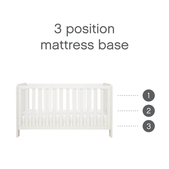 Tutti Bambini Alba Cot Bed - White