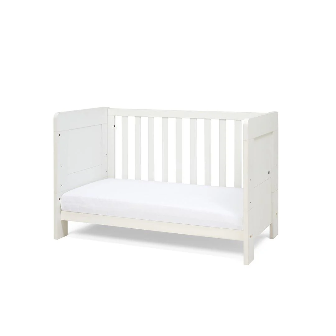 Tutti Bambini Alba Mini Cot Bed - White