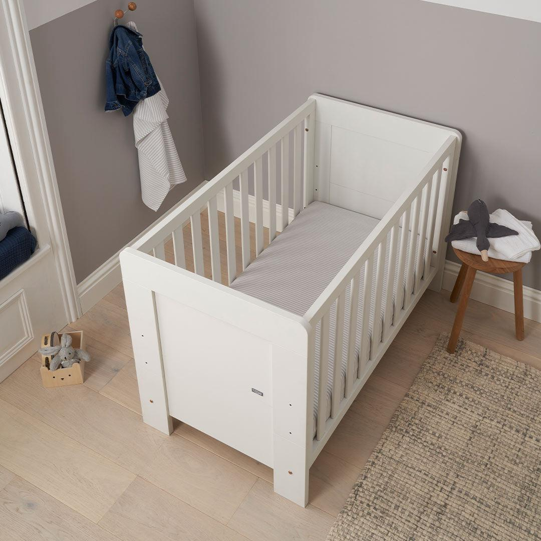 Tutti Bambini Alba Mini Cot Bed - White