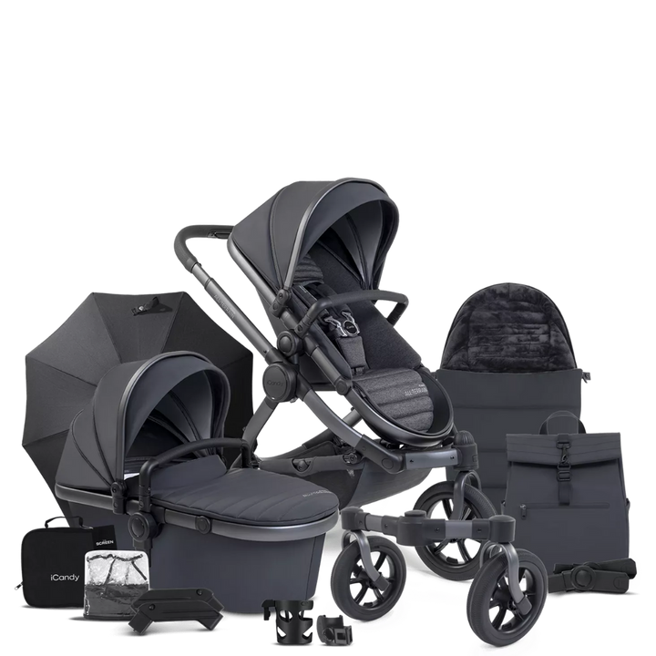 iCandy Peach 7 All-Terrain Complete Bundle - Storm