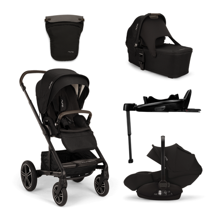 Nuna MIXX Next & ARRA Next Travel System Bundle - Caviar