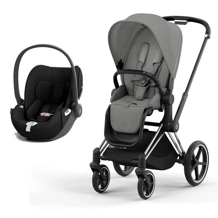 CYBEX Priam Cloud T Travel System - Mirage Grey