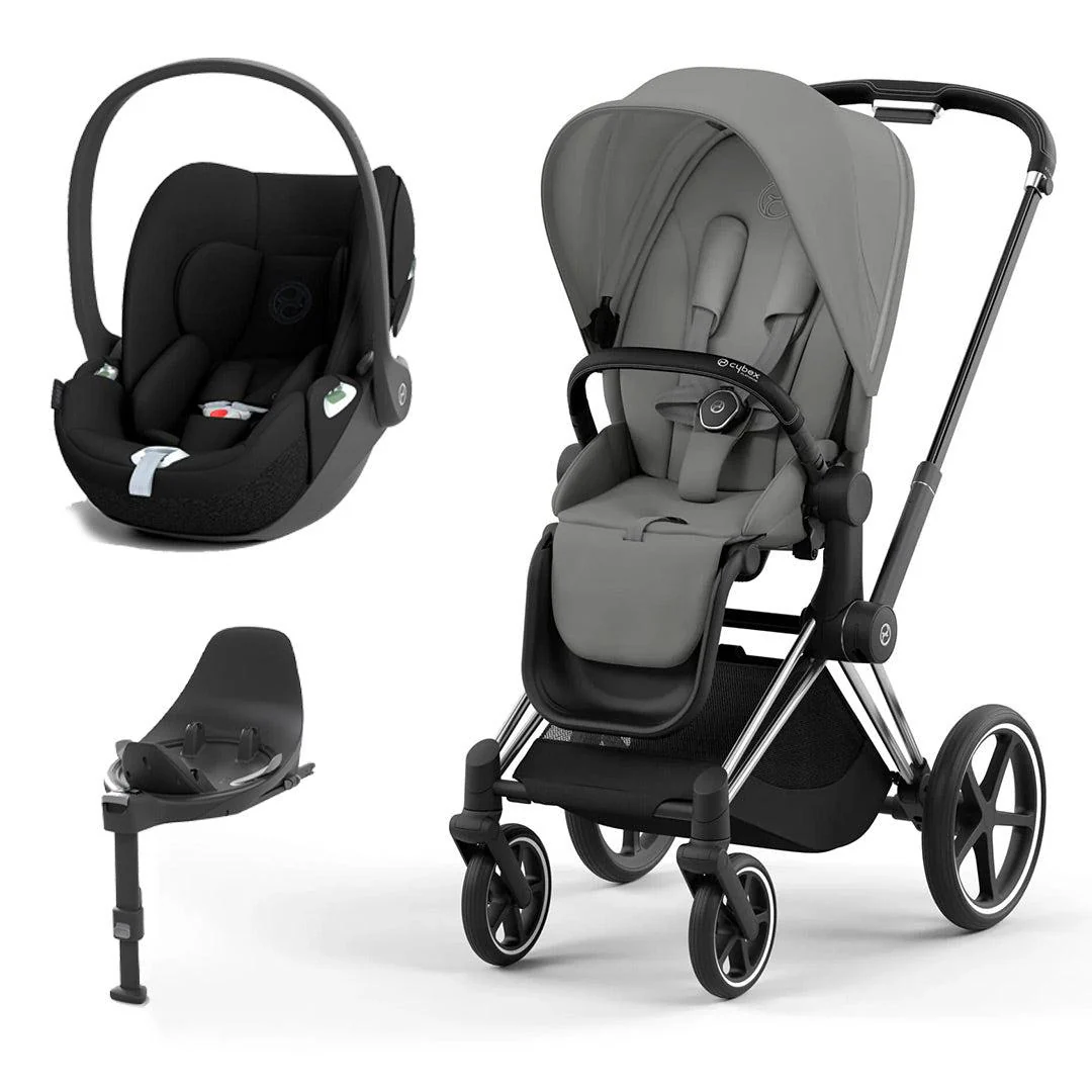 CYBEX Priam Cloud T Travel System - Mirage Grey