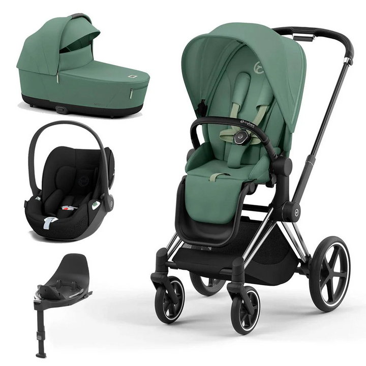 CYBEX Priam Cloud T Travel System - Leaf Green