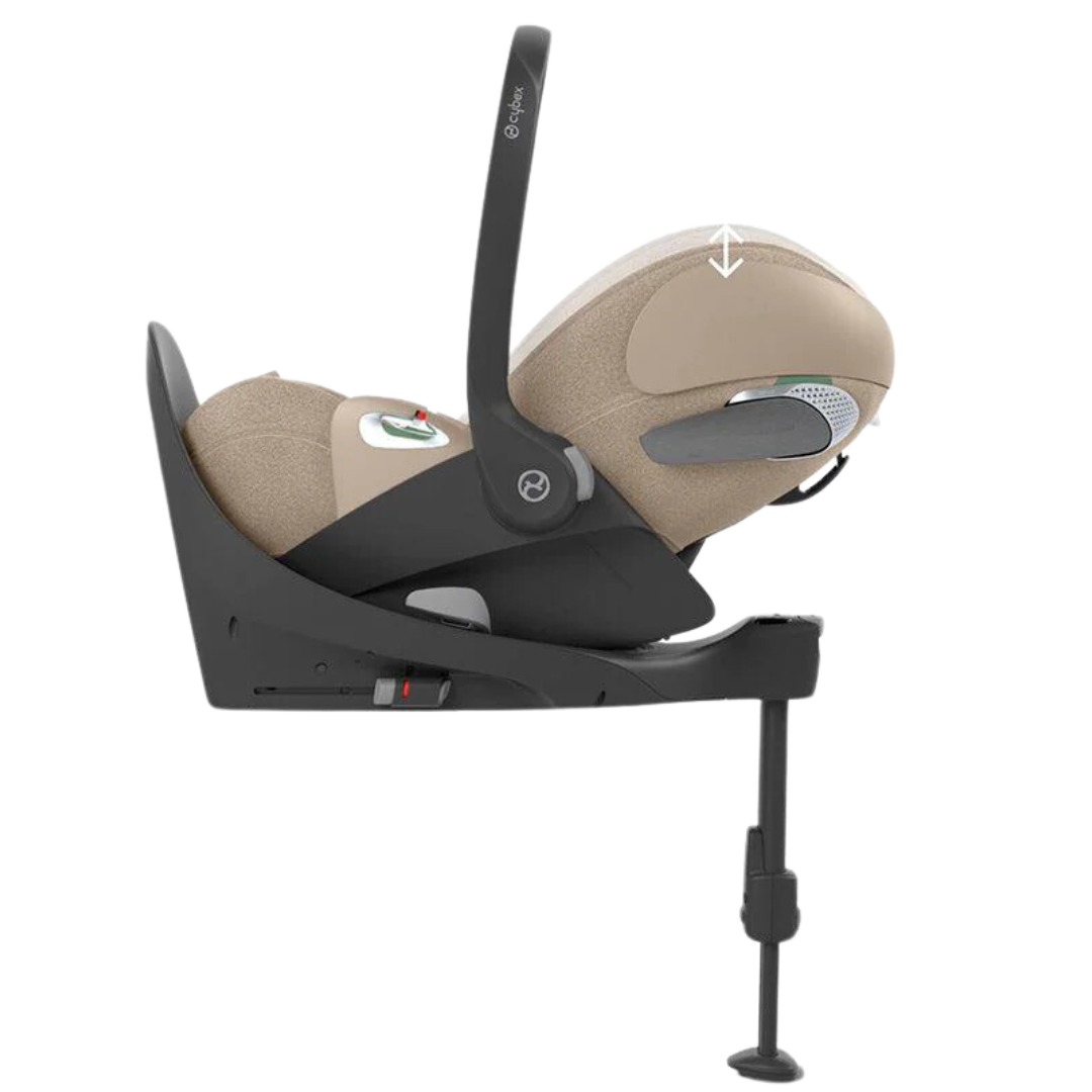 CYBEX Cloud T i-Size Plus Rotating Baby Car Seat - Cozy Beige