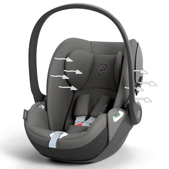 CYBEX Cloud T i-Size Rotating Baby Car Seat - Mirage Grey