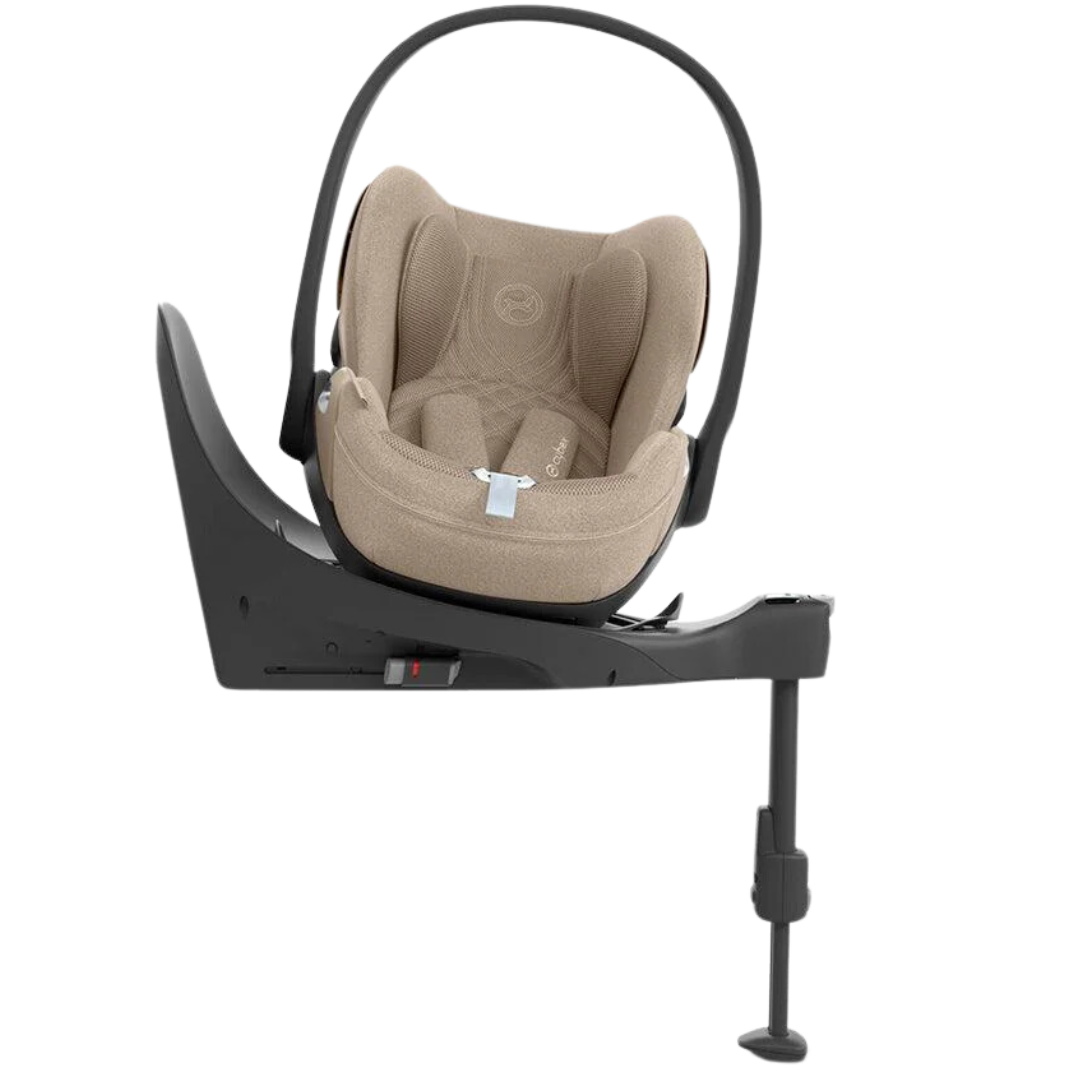 CYBEX Cloud T i-Size Plus Rotating Baby Car Seat - Cozy Beige