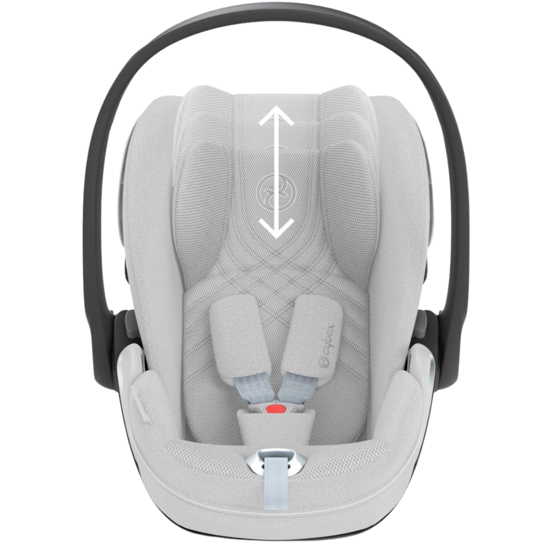 CYBEX Cloud T i-Size Plus Rotating Baby Car Seat - Platinum White