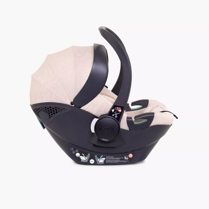 iCandy Cocoon i-size Car Seat & Base - Latte