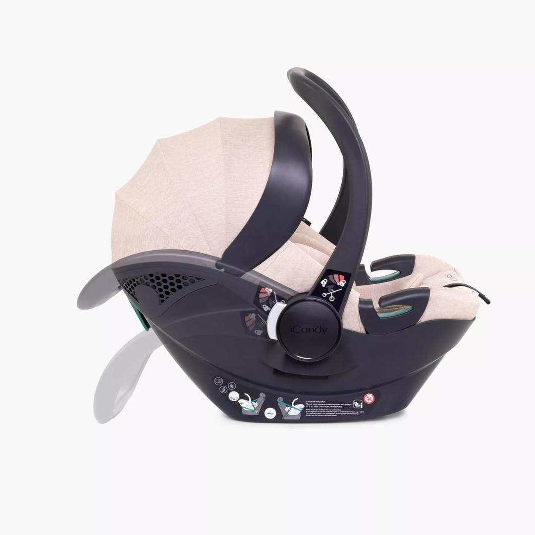 iCandy Cocoon i-size Car Seat & Base - Latte