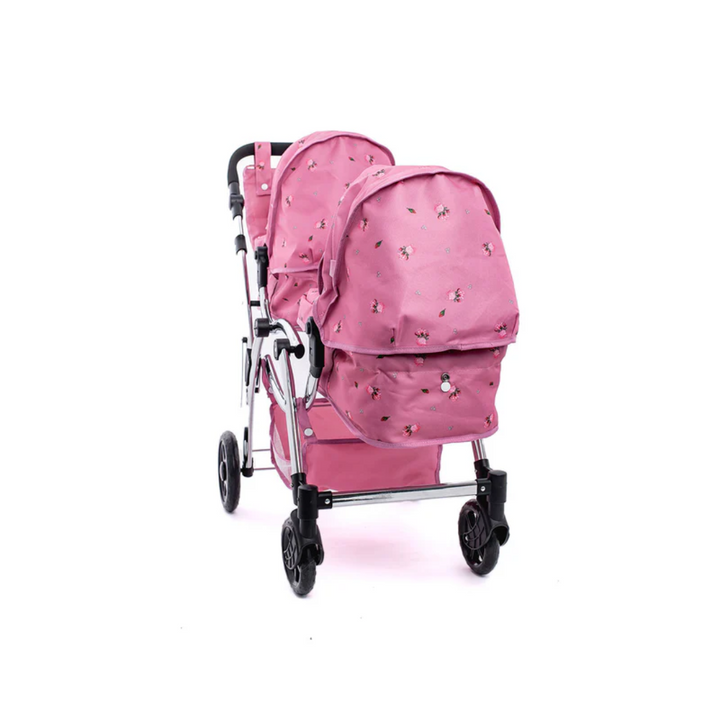 Roma Darcie Twin Dolls Pram - Pink