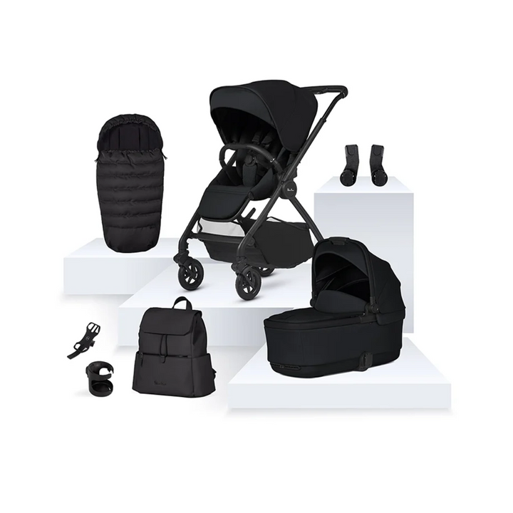 Silver Cross Dune 2 Travel System Accessory Bundle (9 piece) - Space