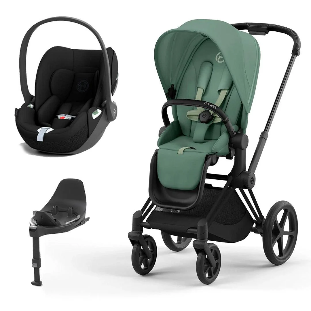 CYBEX Priam Cloud T Travel System - Leaf Green