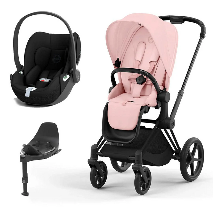 CYBEX Priam Cloud T Travel System - Peach Pink