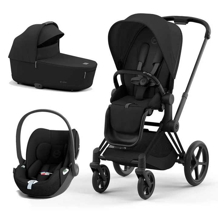 CYBEX Priam Cloud T Travel System - Sepia Black