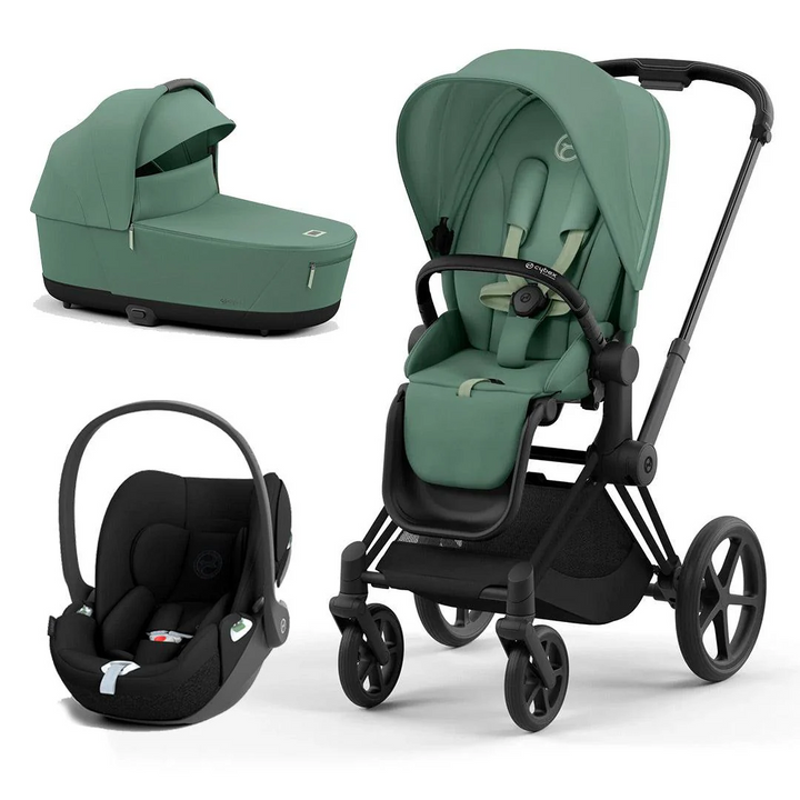 CYBEX Priam Cloud T Travel System - Leaf Green